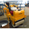 Hand push double drum walk behind vibratory roller compactor FYL-S600